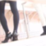 美脚美人のトイレ観察!