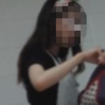 眼鏡美人のうんこトイレを丸覗き!