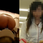 店内和式トイレ覗き!若妻から黒髪美女までお尻丸見えねw