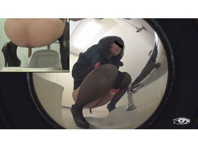 パンスト美人うんこトイレ盗撮