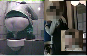 段付き和式トイレ覗き!美少女の見事なうんこを目撃!