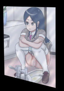 BOOTH差分でトイレ覗き2アイドルトイレマジックミラー1高寺みずき編